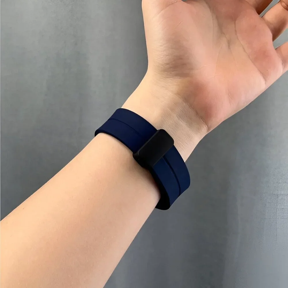 Apple Watch Band Waterproof Magnetic Adjustable Stylish Strap Watch Band Navy